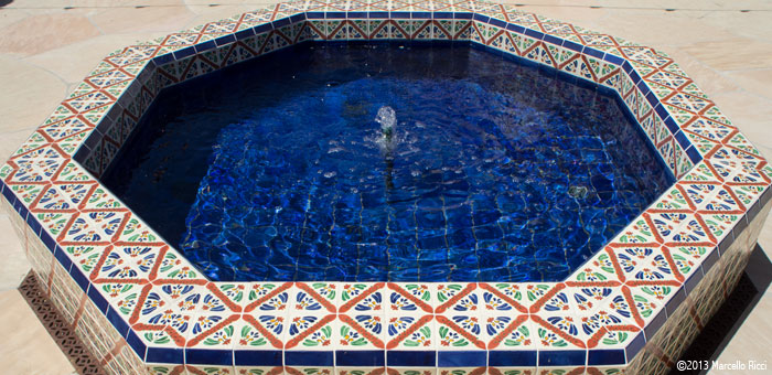 Mediterranean Courtyard Fountain